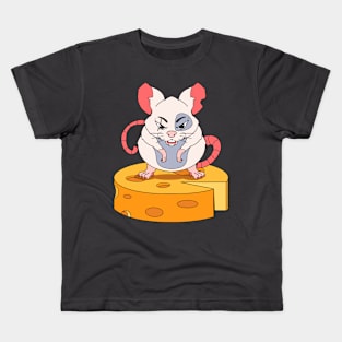 Rat Cheese Funny Kids T-Shirt